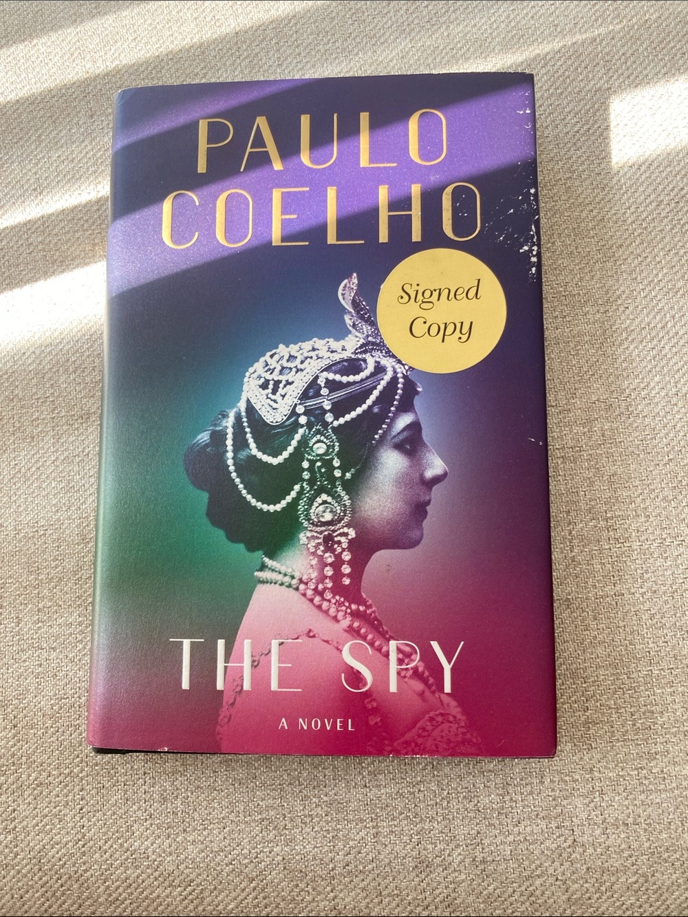 The Spy signed copy .  hardcover